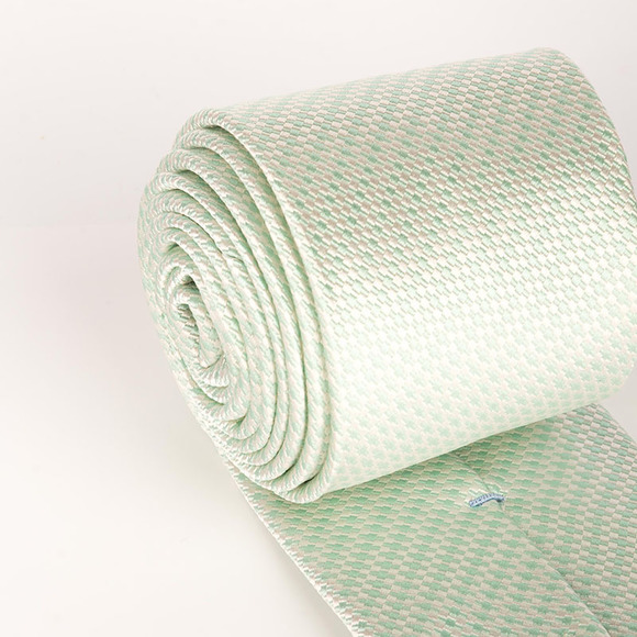 PENROSE YELLOW GREEN PAISLEY TIE | MENS - Picture 3 of 4